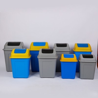 60l 搖蓋塑料垃圾桶 全新料